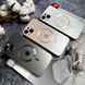 Чохол скляний з матовим обідком і магнітом Titanium Lux MagSafe для iPhone 13 Pro Gold