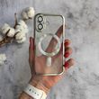 Чохол прозорий силікон Dream ultra MagSafe для iPhone 17 Silver