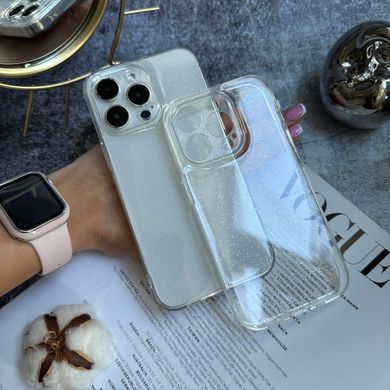 Чохол з блискітками силіконовий Glitter Case для iPhone 14 Прозорий