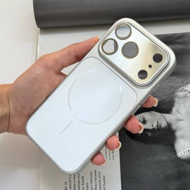 Чохол імітація скла матовий в стилі 17 з MagSafe для iPhone 17 Pro White