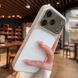 Чохол імітація скла матовий в стилі 17 з MagSafe для iPhone 17 Pro White