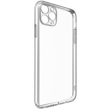 Чехол прозрачный силиконовый Clear Case с защитой камеры для iPhone 11 Pro Прозорий