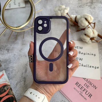 Чехол притиударный Avengare armour Magsafe для iPhone 11 Purple