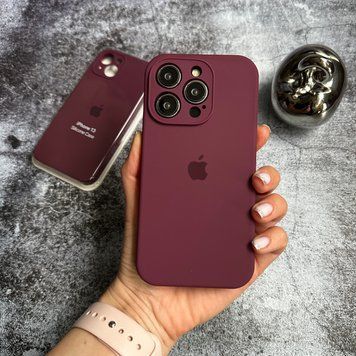 Чохол Silicone Case FULL 360 для iPhone 12 Pro Maroon