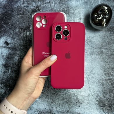 Чехол Silicone Case FULL 360 для iPhone 13 Pro Rose red