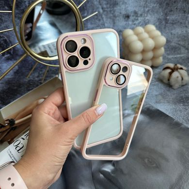 Чехол притиударный прозрачный Avengare armour для iPhone 13 Pro Pink