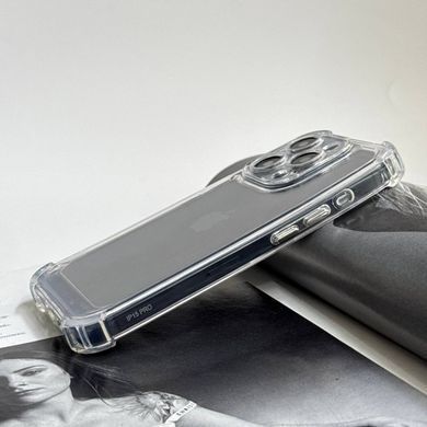 Чохол протиударний з кутами Space для iPhone 15 Pro Прозорий