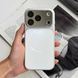 Чохол імітація скла матовий в стилі 17 з MagSafe для iPhone 17 Pro Max White