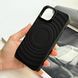 Протиударний силіконовий чохол з MagSafe Fantastic для iPhone 16 Pro Black