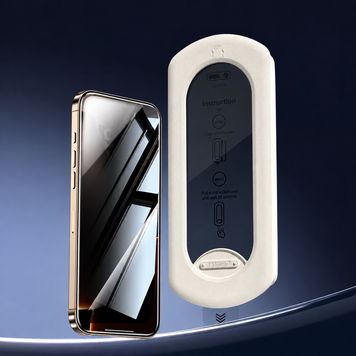 Защитное стекло антишпион Instant antispy с рамкой для поклейки для iPhone 17