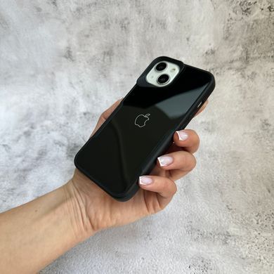 Чохол з акриловою кришкою яка імітує скло Loft Glossy для iPhone 14 Black