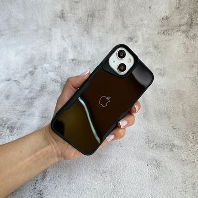 Чохол з акриловою кришкою яка імітує скло Loft Glossy для iPhone 14 Black