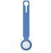Силиконовый брелок с кольцом Silicone Case Long Transparent для AirTag Blue