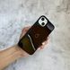 Чохол з акриловою кришкою яка імітує скло Loft Glossy для iPhone 14 Black
