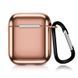 Чехол TOTO Electroplate PC Cover Case для Apple AirPods 1 / 2 Gold