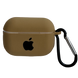 Чехол силиконовый Silicone Case из Logo для Apple AirPods Pro Gold