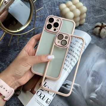 Чохол притиударний прозорий Avengare armour для iPhone 14 Pro Pink