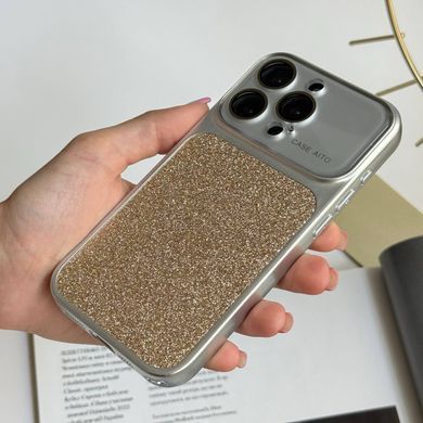 Чохол протиударний з блискітками Shine для iPhone 15 Pro Max Gold