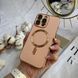 Чохол глянцевий силікон з Magsafe для iPhone 16 Pro Max Pink Sand