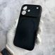 Чехол имитация стекла матовый в Style 17 с MagSafe для iPhone 16 Black