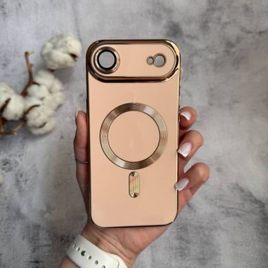 Чохол глянцевий силікон з Magsafe для iPhone 17 Air Pink Sand