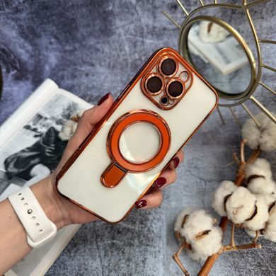 Чехол силиконовый из Magsafe Magnetic case для iPhone 16 Pro Max Orange
