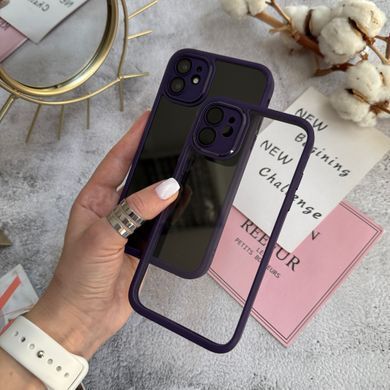 Чохол притиударний прозорий Avengare armour для iPhone 11 Purple