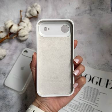 Чохол Silicone Case FULL 360 з мікрофіброю для iPhone 17 Air White / Білий