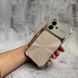 Противоударный чехол с защитными углами и глянцевой спинкой для iPhone 17 Gold