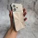 Противоударный чехол с защитными углами и глянцевой спинкой для iPhone 17 Gold