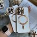 Чохол глянцевий силікон з Magsafe для iPhone 16 Pro Max White