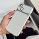 Чехол имитация стекла матовый в стиле 17 из MagSafe для iPhone 15 Silver