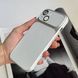 Чехол имитация стекла матовый в стиле 17 из MagSafe для iPhone 15 Silver