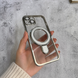 Чехол силиконовый из Magsafe Magnetic case для iPhone 13 Silver