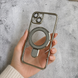 Чехол силиконовый из Magsafe Magnetic case для iPhone 13 Silver