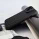 Силиконовый противоударный чехол с откидной подставкой MagSafe Support Texture для iPhone 14 Black
