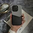 Чехол кожаный с картхолдером и поддержкой MagSafe Deluxe Pocket для iPhone 14 Dark Grey