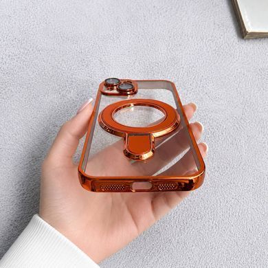 Чехол силиконовый из Magsafe Magnetic case для iPhone 14 Orange