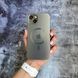 Чохол скляний з матовим обідком і магнітом Titanium Lux MagSafe для iPhone 15 Plus Silver