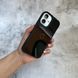 Чохол з акриловою кришкою яка імітує скло Loft Glossy для iPhone 16 Black