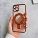Чехол силиконовый из Magsafe Magnetic case для iPhone 14 Orange