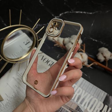 Чехол прозрачный силикон Colored boards Case LUX для iPhone 11 White
