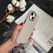 Чохол шкіряний Luxury leather case з магнітом MagSafe для iPhone 14 Silver