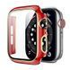 Чехол Прозрачный Premium Clear Case PC LUX для Apple Watch 38 mm Red