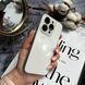 Чохол скляний з матовим обідком і магнітом Titanium Lux MagSafe для iPhone 16 Pro Max White