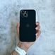 Чохол з силікону і покриттям Soft Touch мікрофібра для iPhone 15 Black