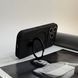 Силиконовый чехол с микрофиброй и кольцом подставкой для iPhone 17 Pro Max Black