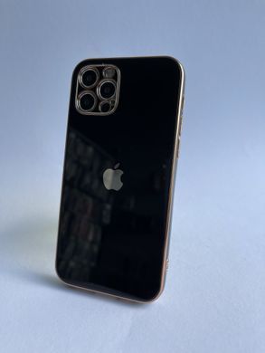 Чохол скляний glass case Lux для iPhone 12 Pro Black