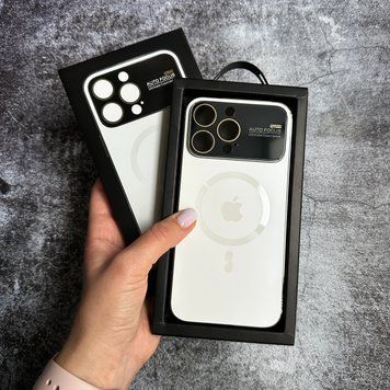 Чехол с защитой камеры Matte Protection MagSafe для iPhone 12 Pro White