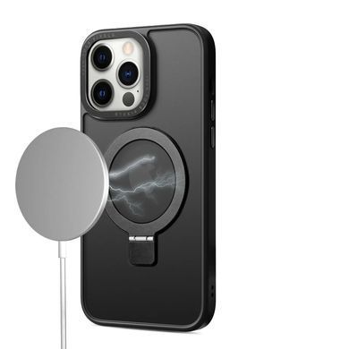Чехол противоударный Jamb Matte с кольцом подставкой для iPhone 12 , iPhone 12 Pro Black